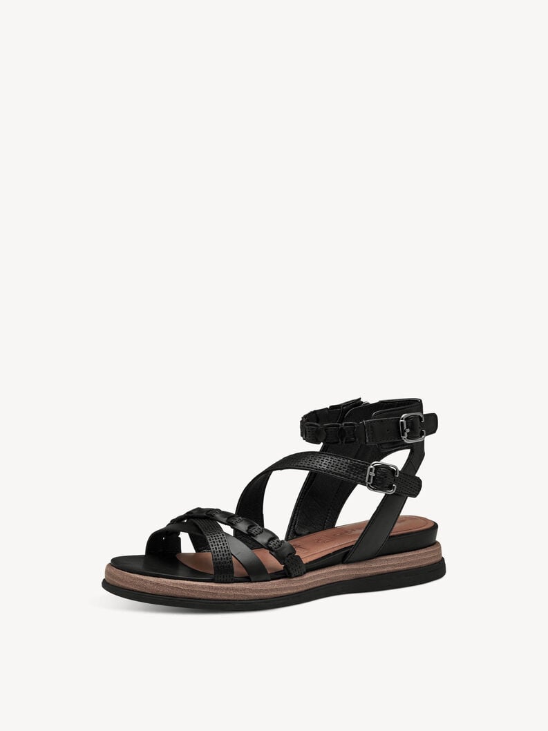 sandalo con tacco - nero 1-28210-44-001 compra tamaris sandali online