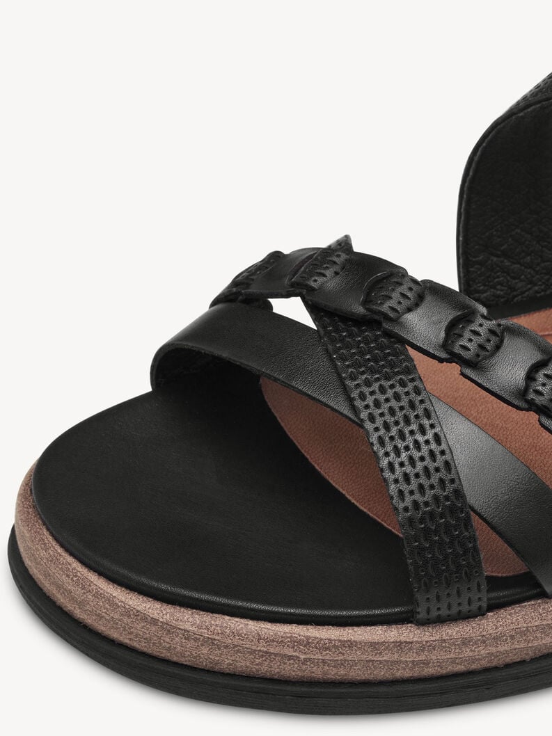 sandalo con tacco - nero 1-28210-44-001 compra tamaris sandali online