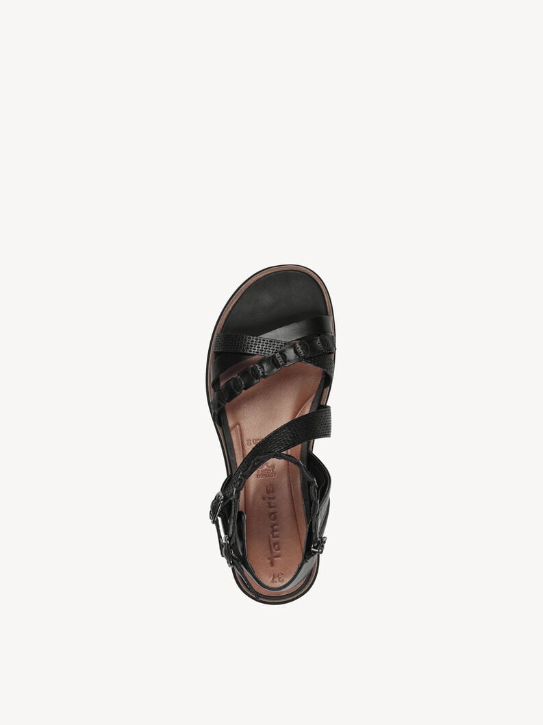 sandalo con tacco - nero 1-28210-44-001 compra tamaris sandali online
