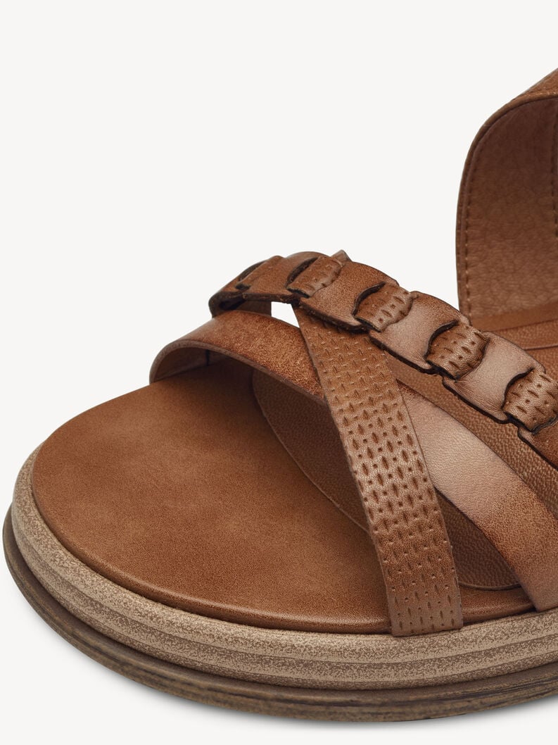 sandalo con tacco - marrone 1-28210-44-305 compra tamaris sandali online