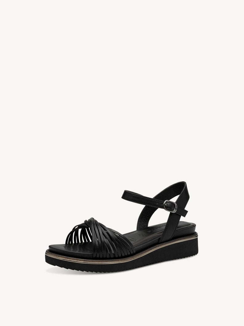 sandalo con tacco - nero 1-28218-44-001 compra tamaris sandali online