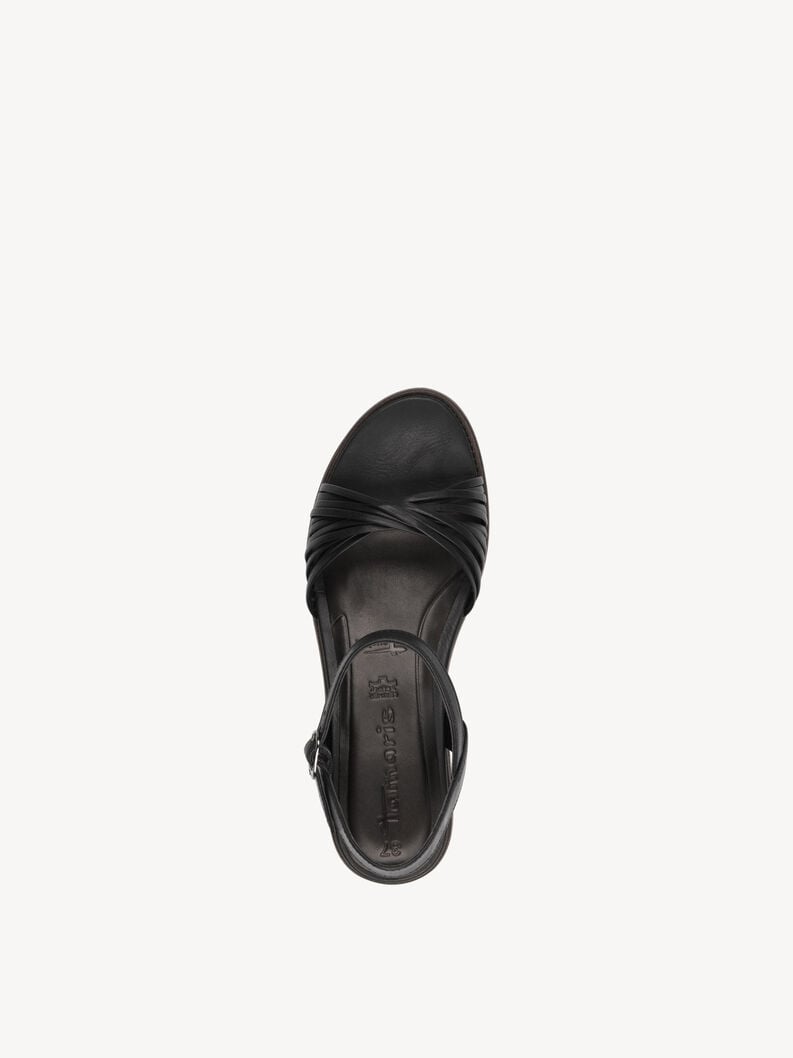 sandalo con tacco - nero 1-28218-44-001 compra tamaris sandali online