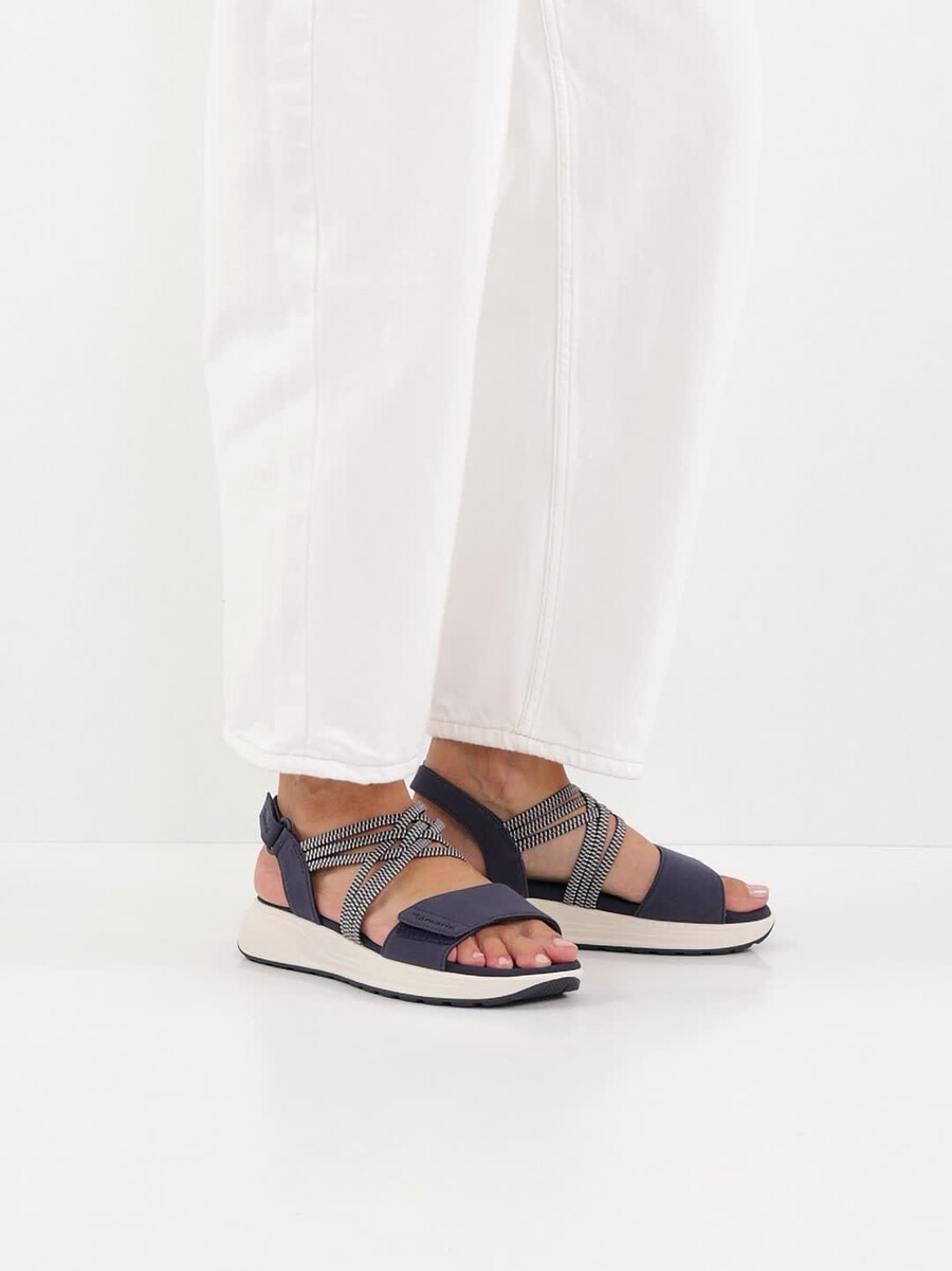 sandalo con tacco - blu 1-28223-44-805 compra tamaris sandali online