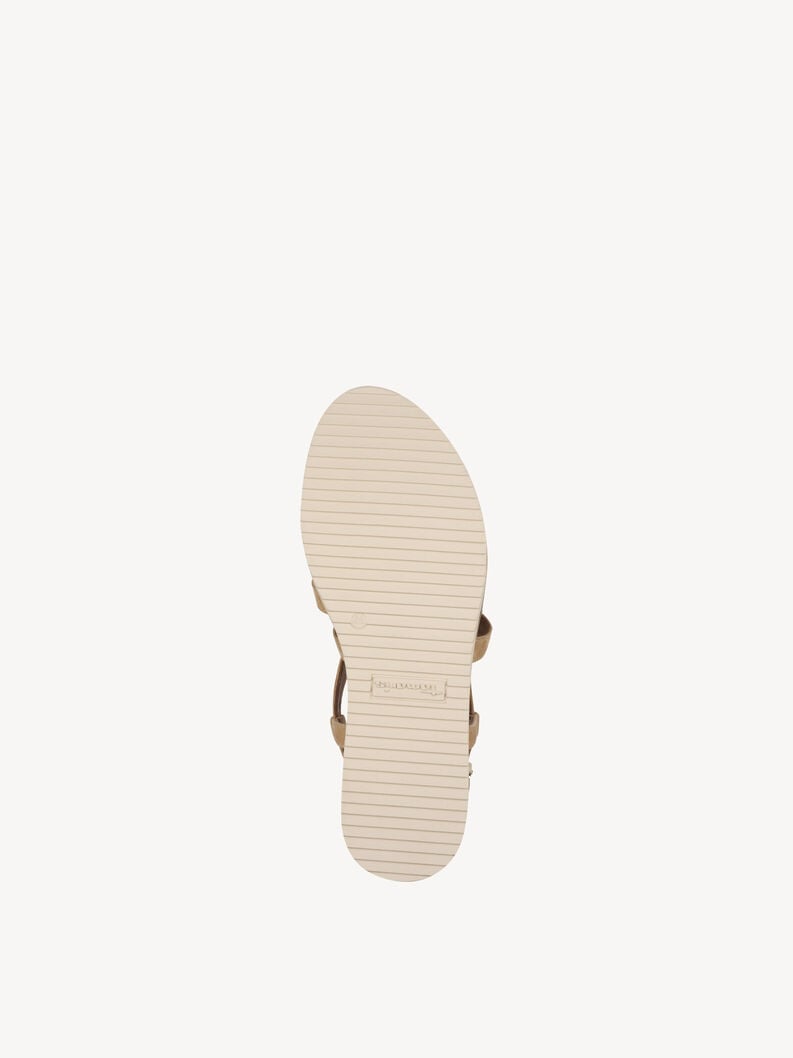 in pelle con tacco sandalo beige 1-28237-44-445 compra tamaris sandali online