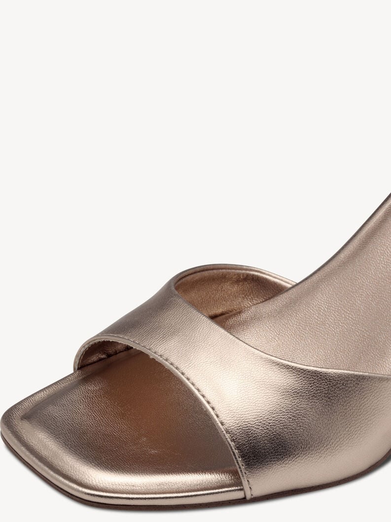 in pelle sandalo con tacco metallico 1-28340-44-952 compra tamaris sandali online