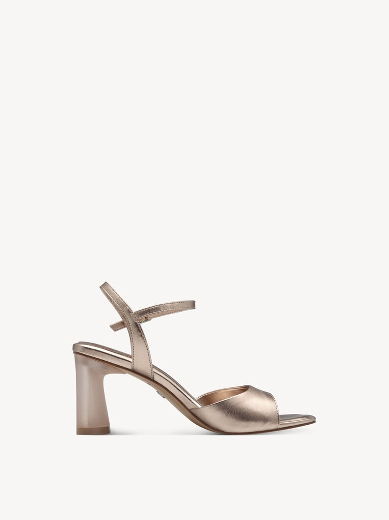 in pelle sandalo con tacco metallico 1-28340-44-952 compra tamaris sandali online
