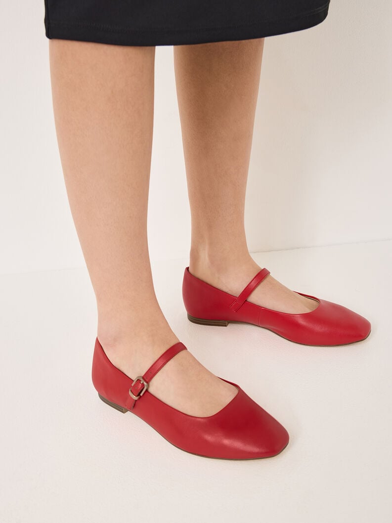 ballerina - rosso 1-22114-44-500 compra tamaris ballerine online