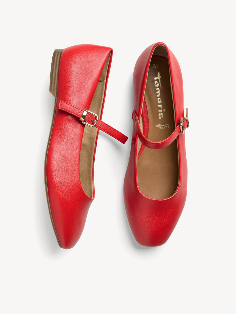 ballerina - rosso 1-22114-44-500 compra tamaris ballerine online