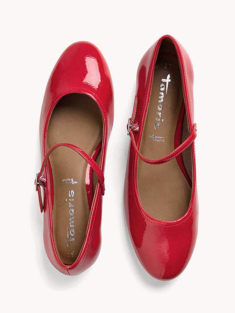 ballerina - rosso 1-22122-42-524 compra tamaris ballerine online