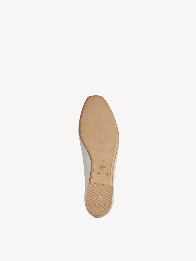 ballerina in pelle - bianco 1-22142-44-100 compra tamaris ballerine online