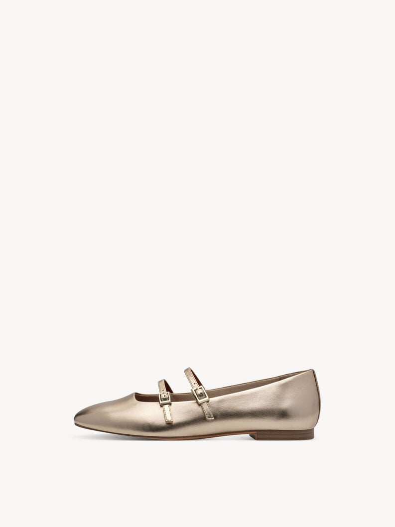 ballerina in pelle - metallizzato 1-22142-44-900 compra tamaris ballerine online