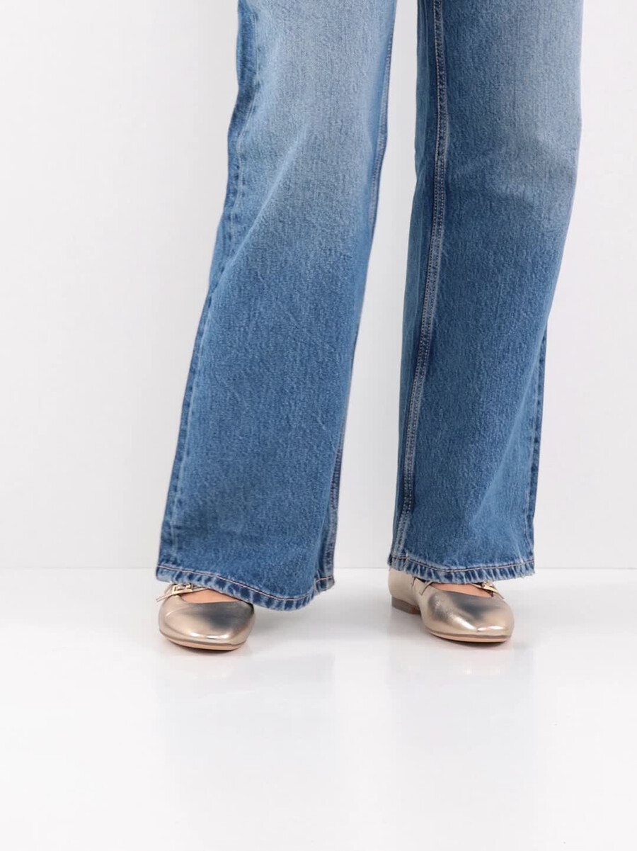 ballerina in pelle - metallizzato 1-22142-44-900 compra tamaris ballerine online