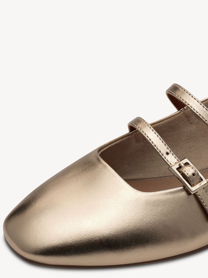 ballerina in pelle - metallizzato 1-22142-44-900 compra tamaris ballerine online