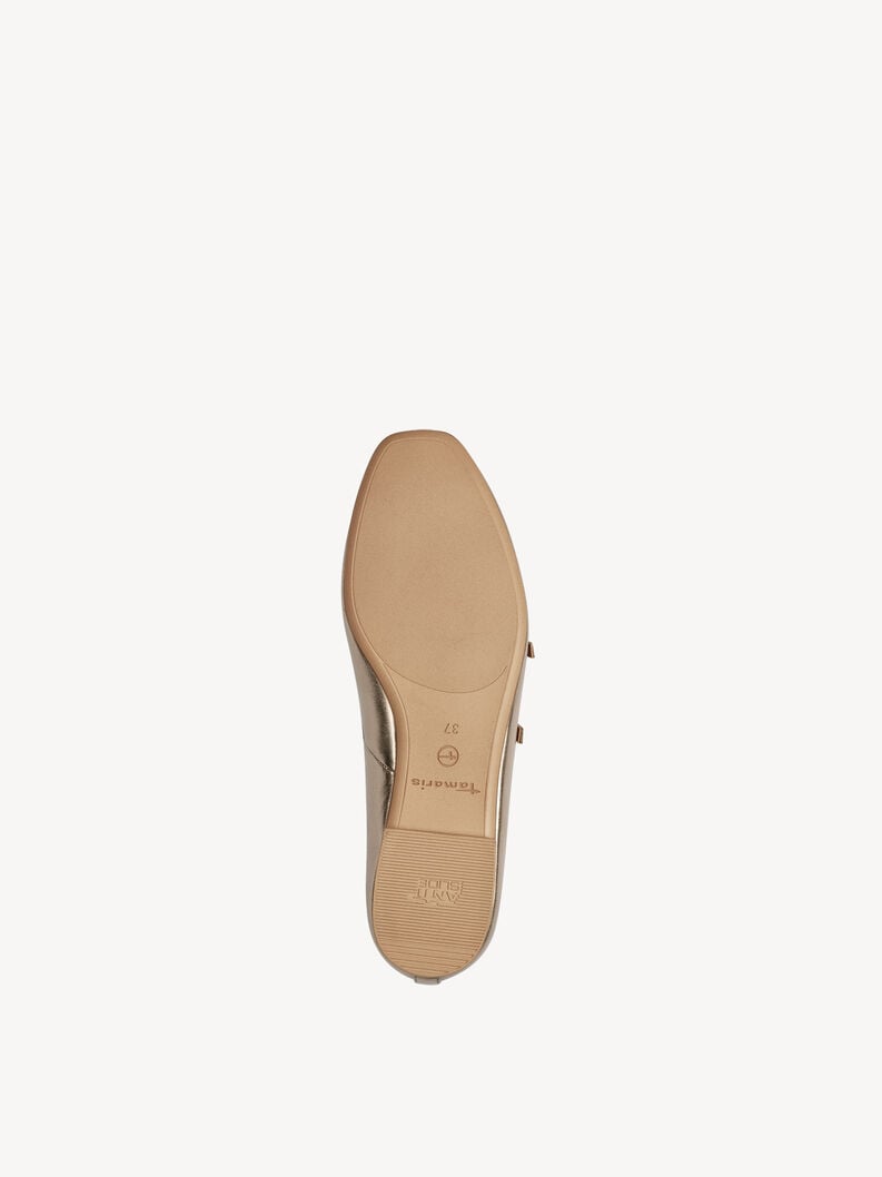 ballerina in pelle - metallizzato 1-22142-44-900 compra tamaris ballerine online