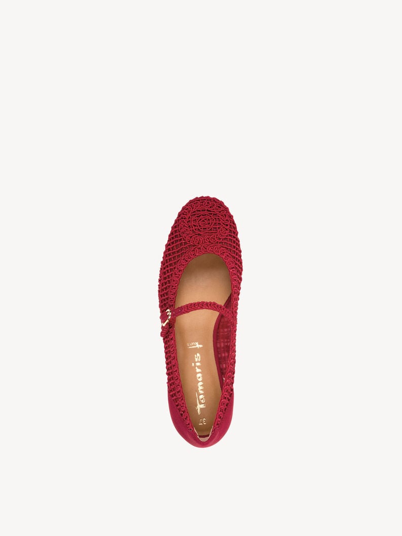 ballerina - rosso 1-22149-44-500 compra tamaris ballerine online