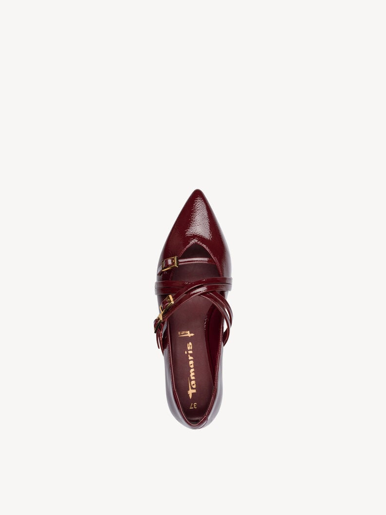 ballerina - rosso 1-22160-45-568 compra tamaris ballerine online