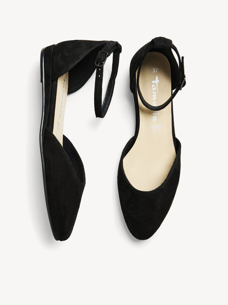 ballerina in pelle - nero 1-24251-42-001 compra tamaris ballerine online