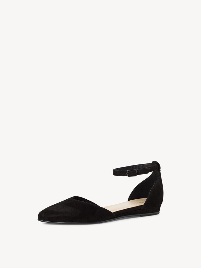 ballerina in pelle - nero 1-24251-42-001 compra tamaris ballerine online