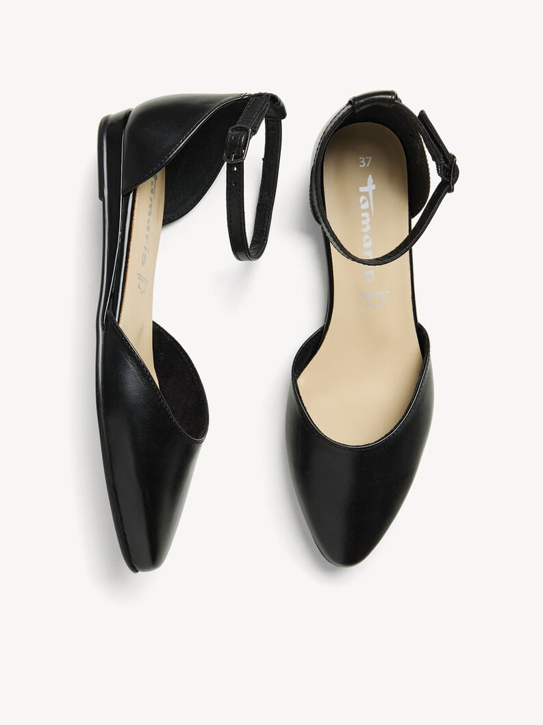 ballerina in pelle - nero 1-24251-42-003 compra tamaris ballerine online