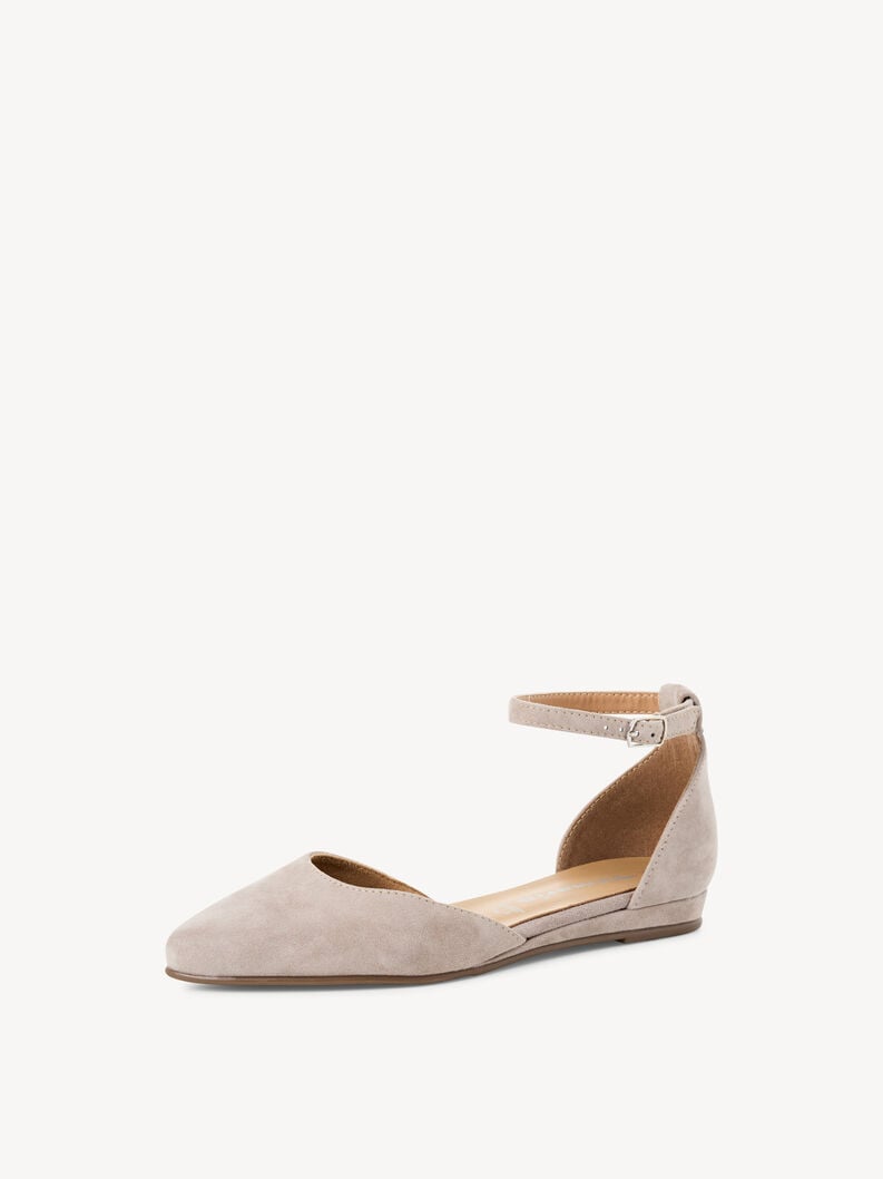 ballerina in pelle beige 1-24251-42-341 compra tamaris ballerine online
