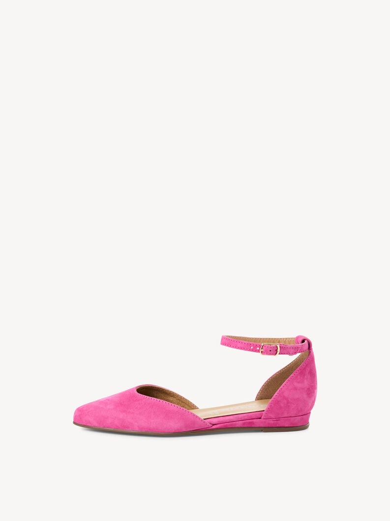 ballerina in pelle - rosa 1-24251-42-510 compra tamaris ballerine online
