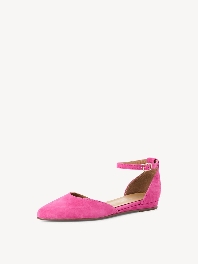 ballerina in pelle - rosa 1-24251-42-510 compra tamaris ballerine online