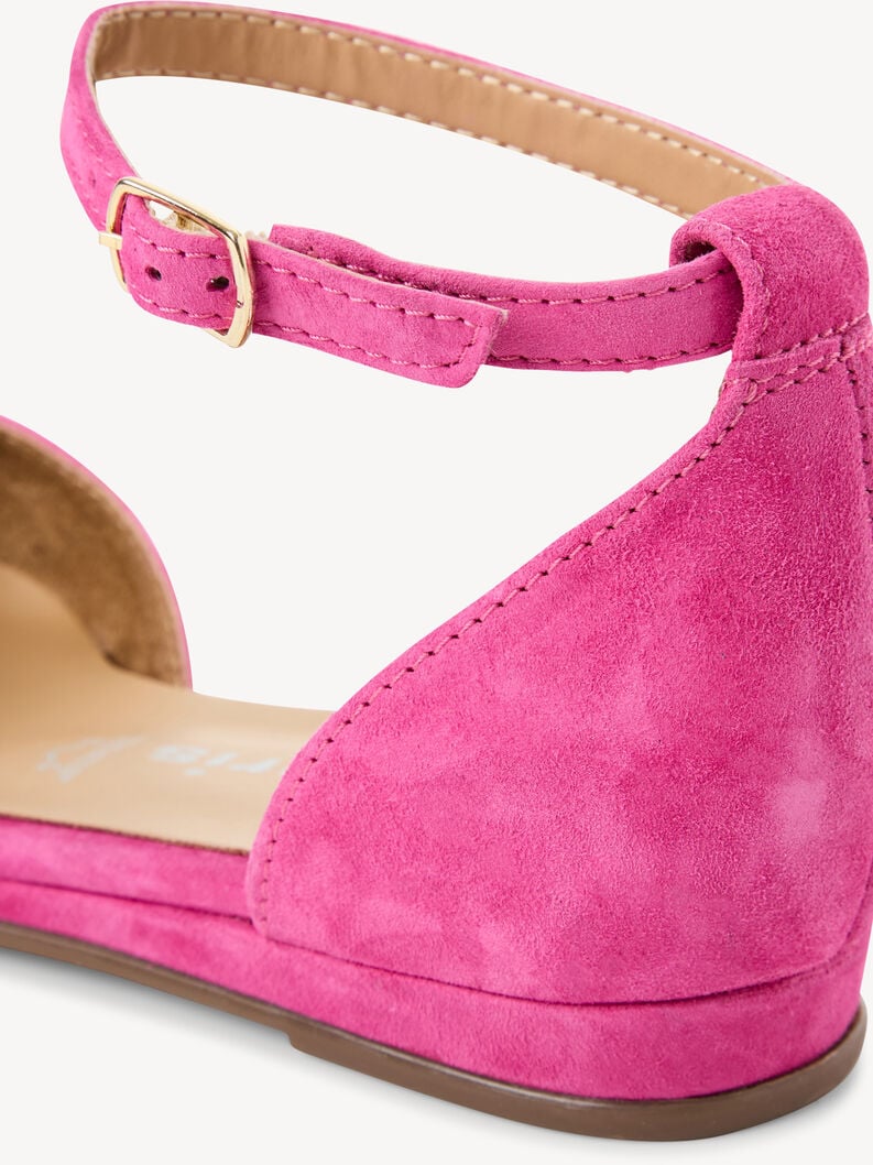 ballerina in pelle - rosa 1-24251-42-510 compra tamaris ballerine online