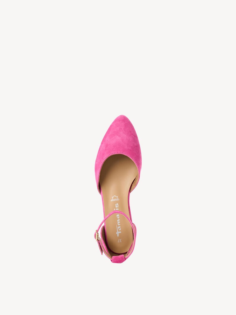 ballerina in pelle - rosa 1-24251-42-510 compra tamaris ballerine online
