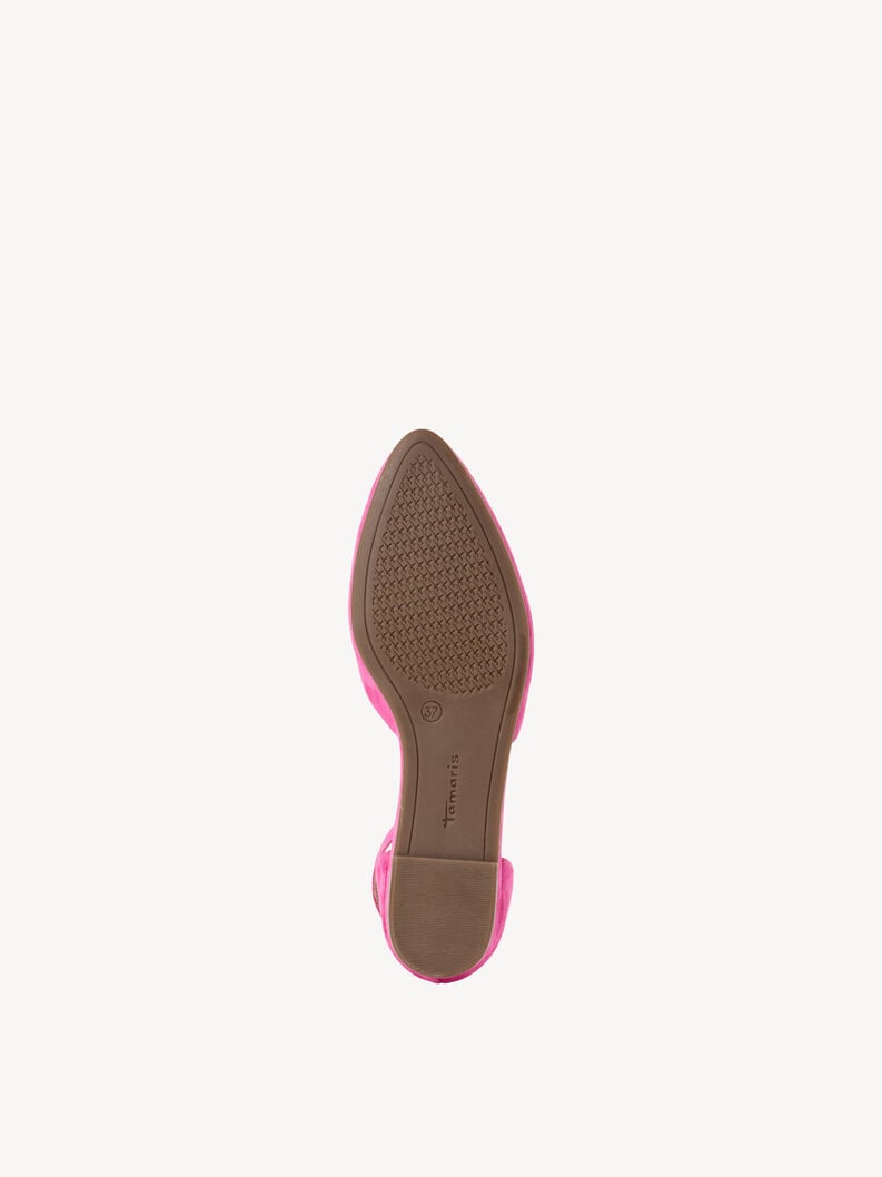 ballerina in pelle - rosa 1-24251-42-510 compra tamaris ballerine online
