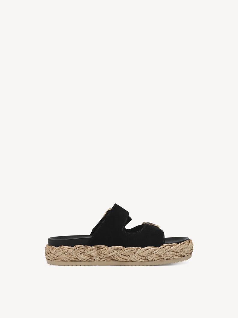 in pelle di mulo nero 1-27412-44-001 compra tamaris muli online