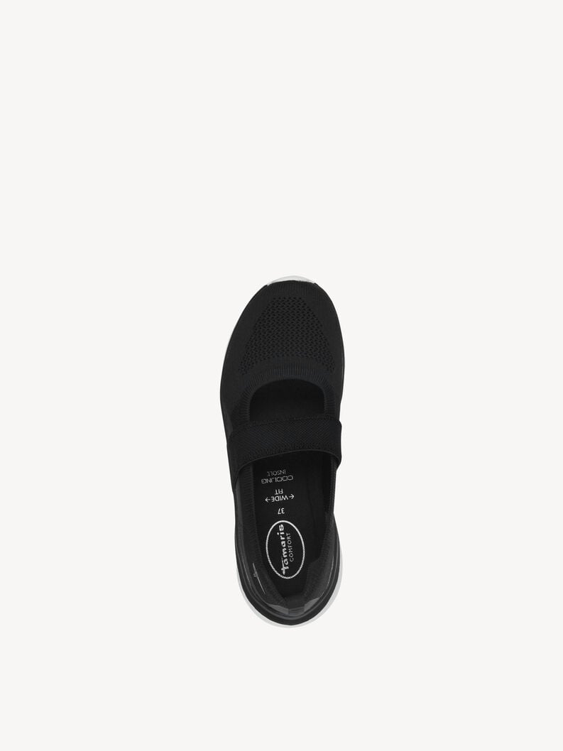 ballerina - nero 8-82108-44-001 compra tamaris ampia ballerine online