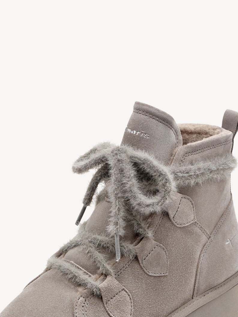 bootie in pelle - grigio fodera calda 1-26924-45-200 compra tamaris stivaletti online