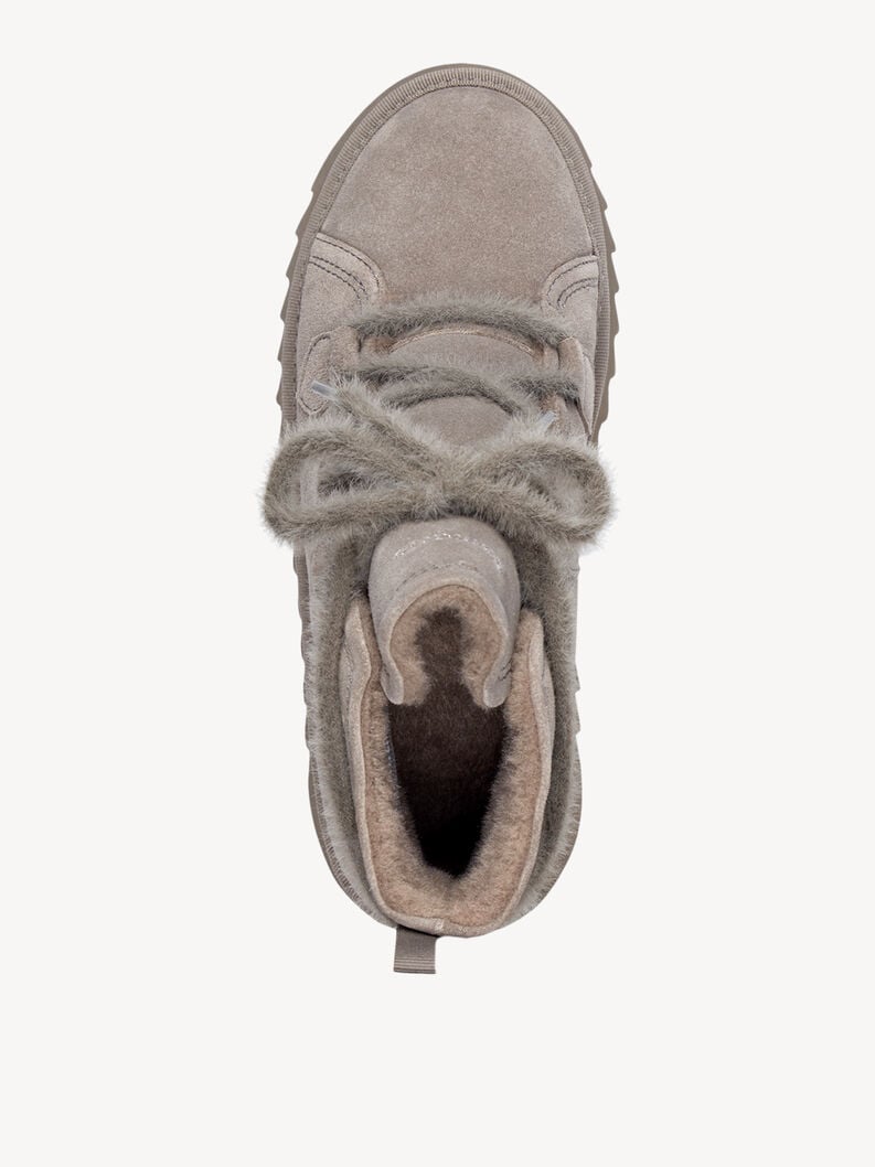 bootie in pelle - grigio fodera calda 1-26924-45-200 compra tamaris stivaletti online