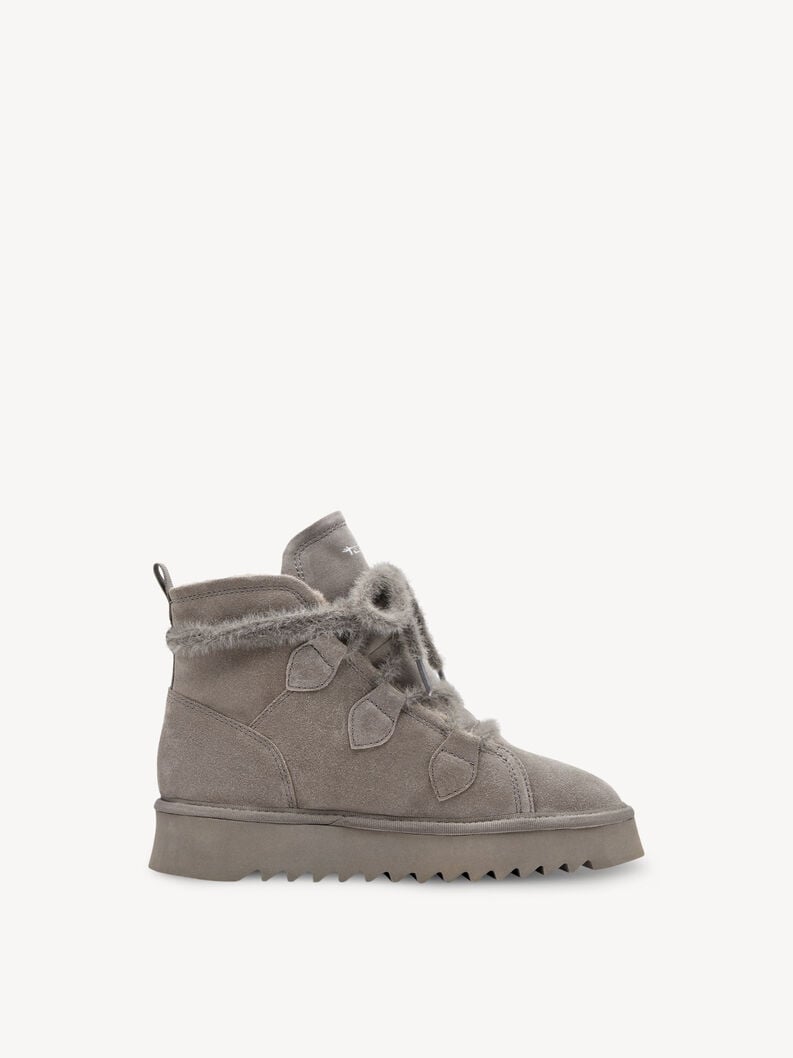 bootie in pelle - grigio fodera calda 1-26924-45-200 compra tamaris stivaletti online