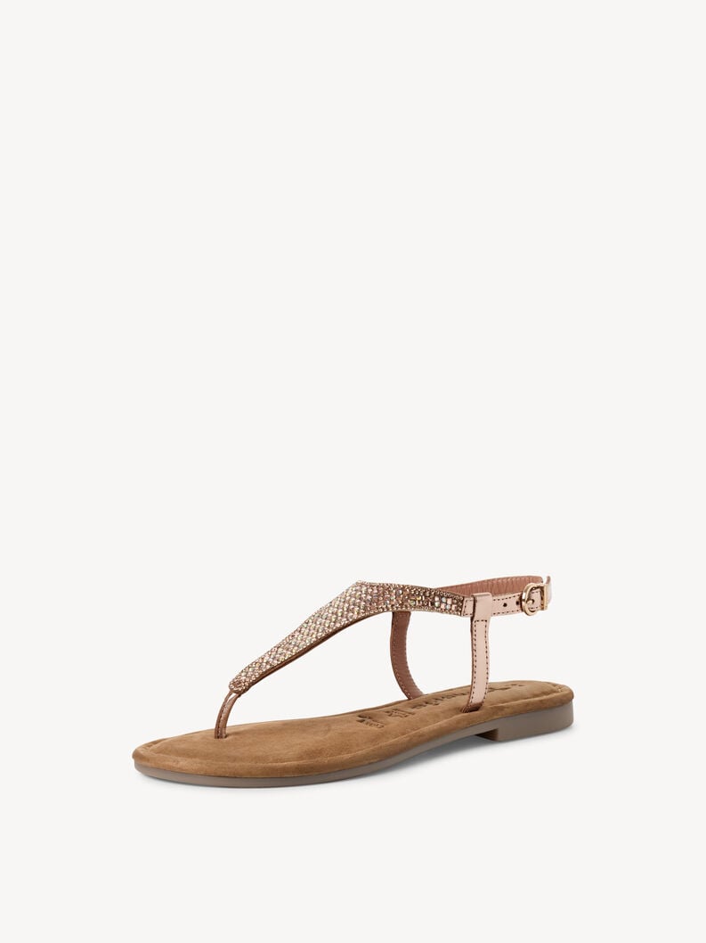 sandalo in pelle - rosa 1-28132-44-586 compra tamaris sandali online