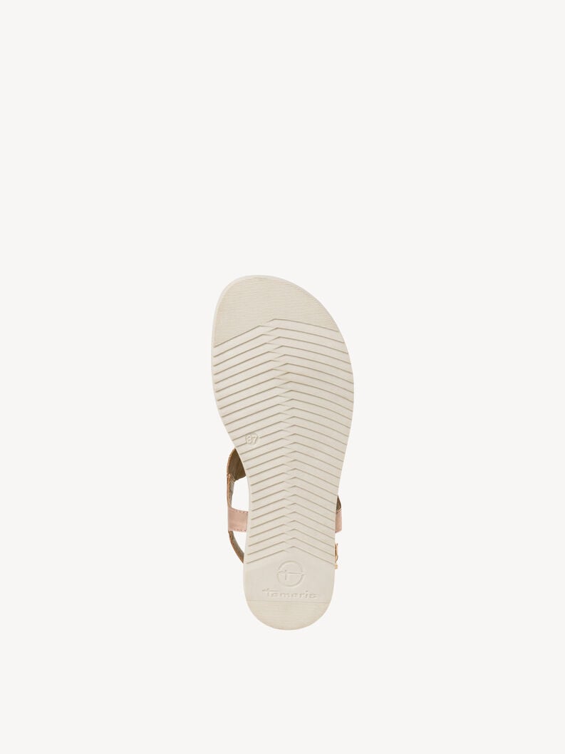 sandalo in pelle - metallizzato 1-28602-42-952 compra tamaris toe post sandals online