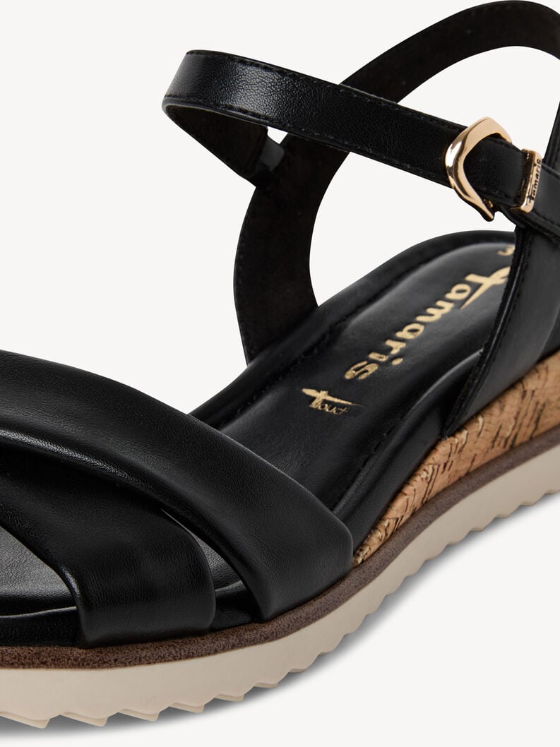 sandalo con tacco - nero 1-28106-42-001 compra tamaris sandali online