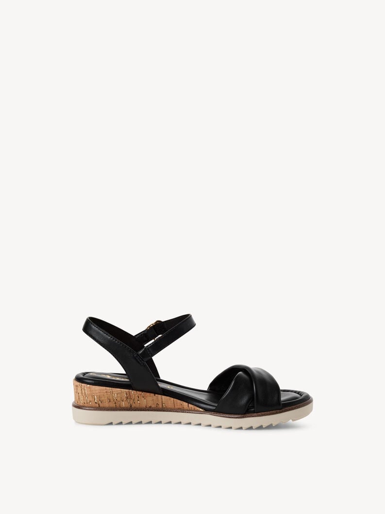sandalo con tacco - nero 1-28106-42-001 compra tamaris sandali online