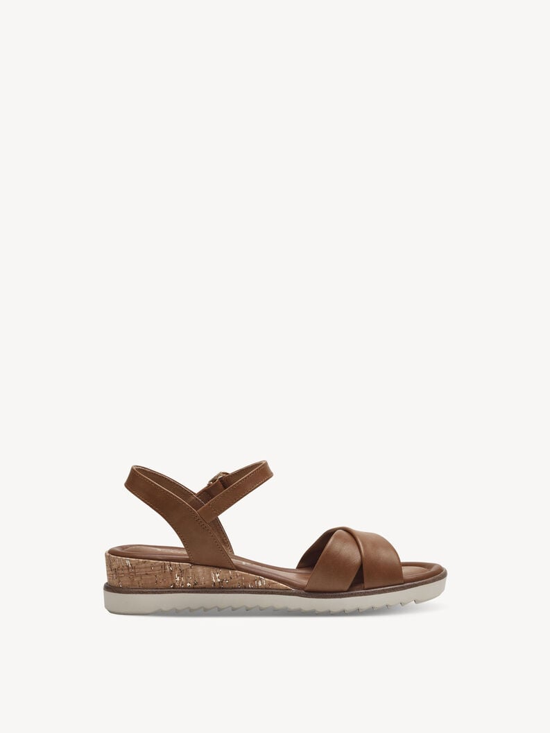 sandalo con tacco - marrone 1-28106-42-305 compra tamaris sandali online