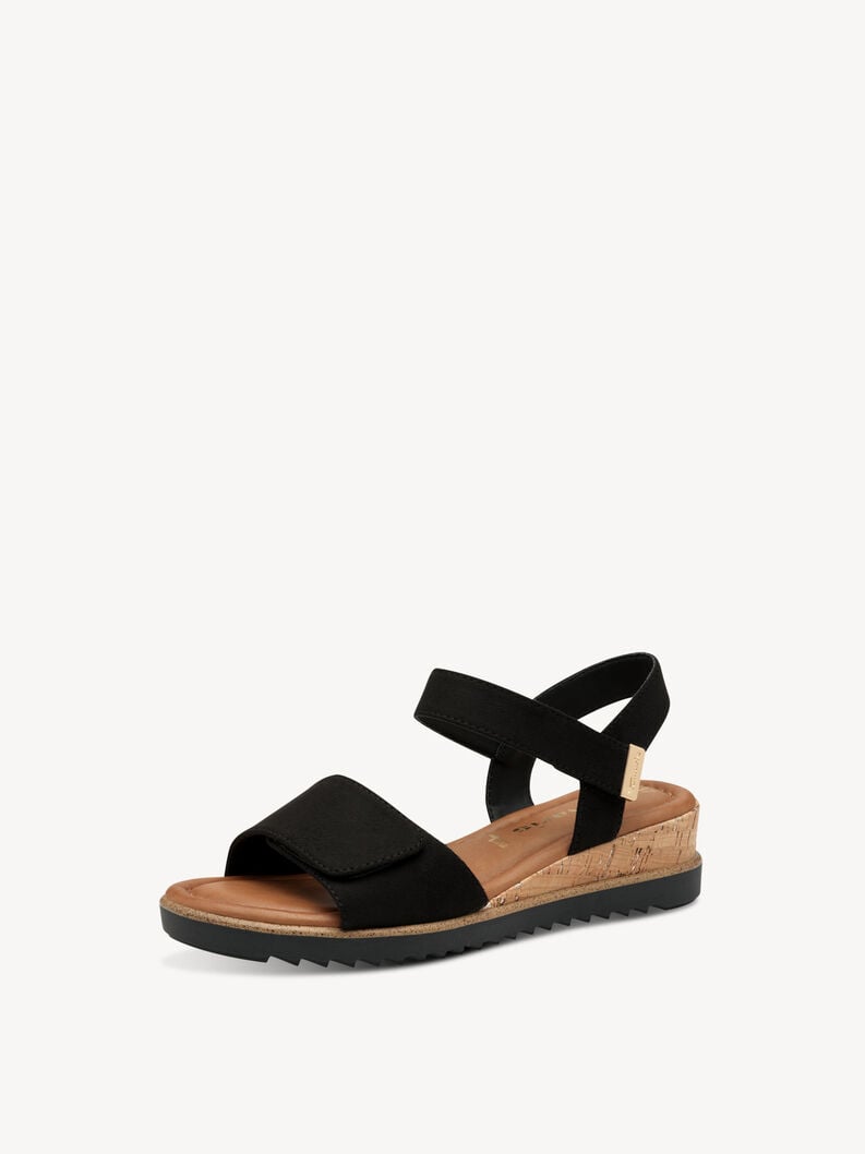 sandalo con tacco - nero 1-28118-44-001 compra tamaris sandali online
