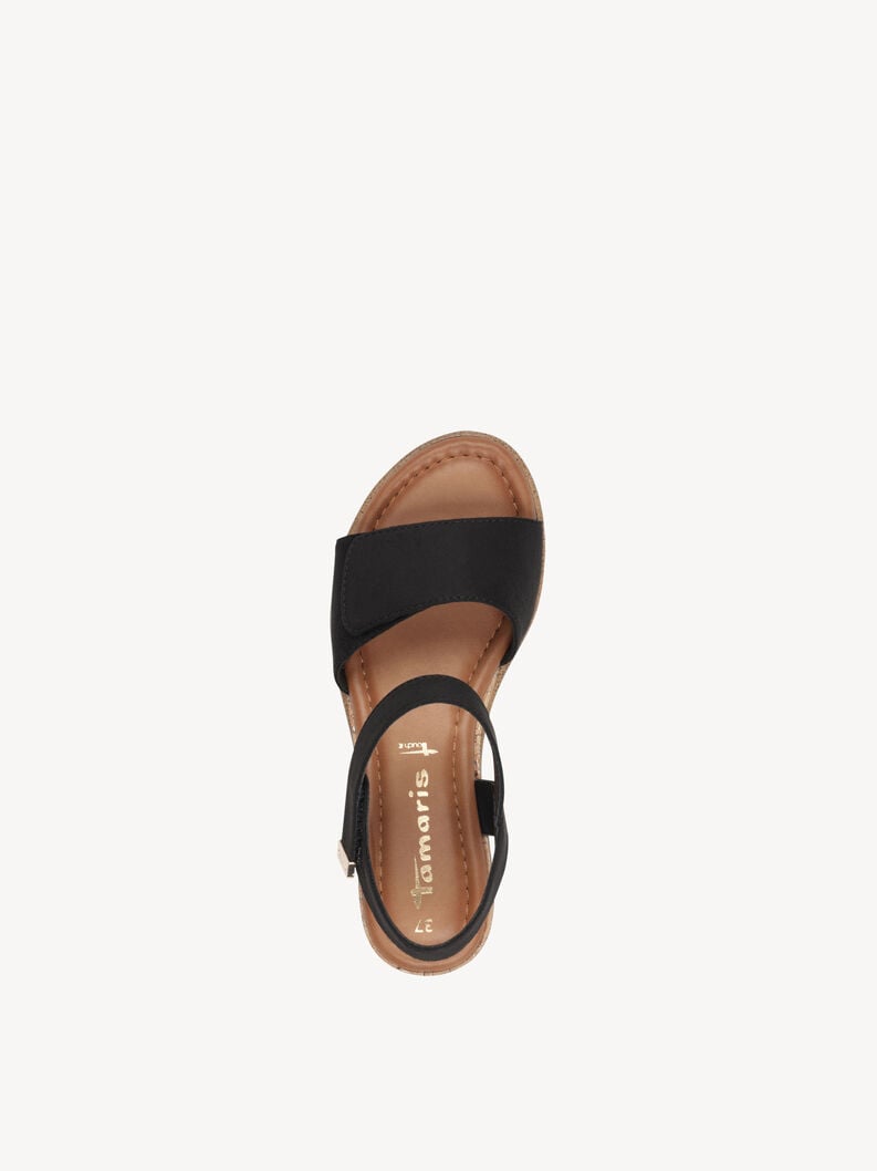 sandalo con tacco - nero 1-28118-44-001 compra tamaris sandali online
