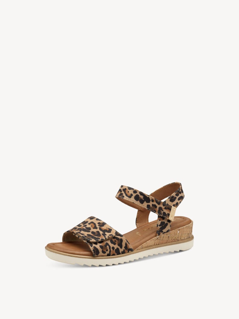 sandalo con tacco - marrone 1-28118-44-360 compra tamaris sandali online