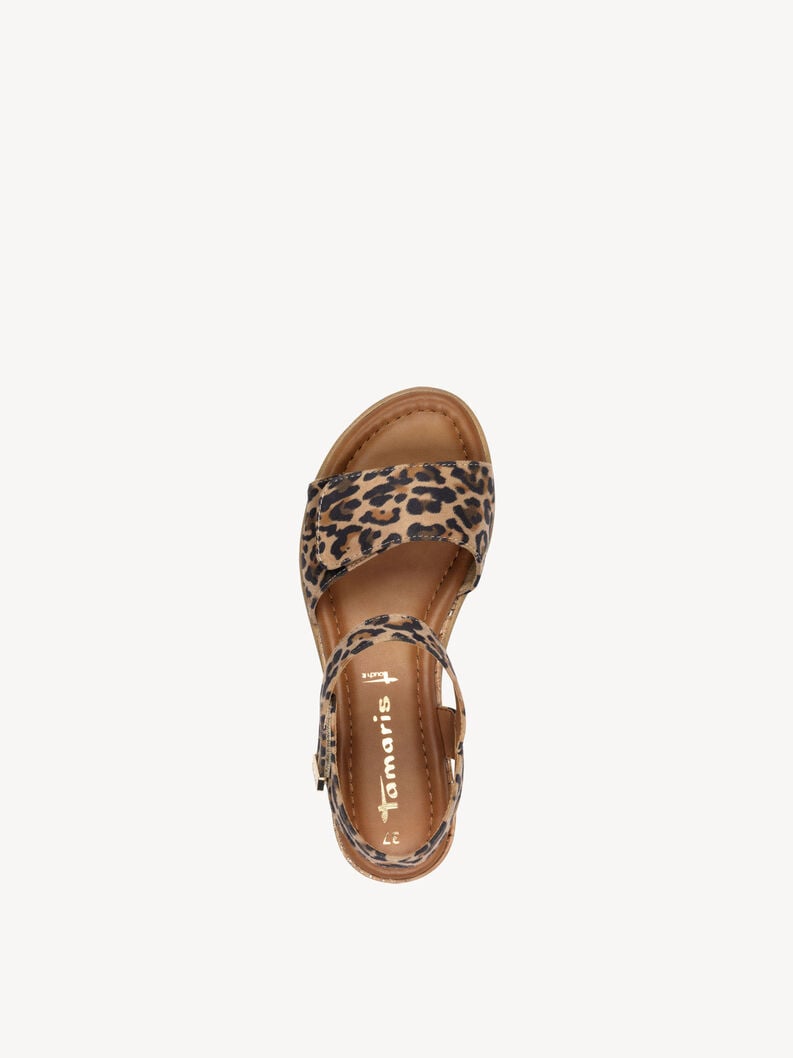 sandalo con tacco - marrone 1-28118-44-360 compra tamaris sandali online
