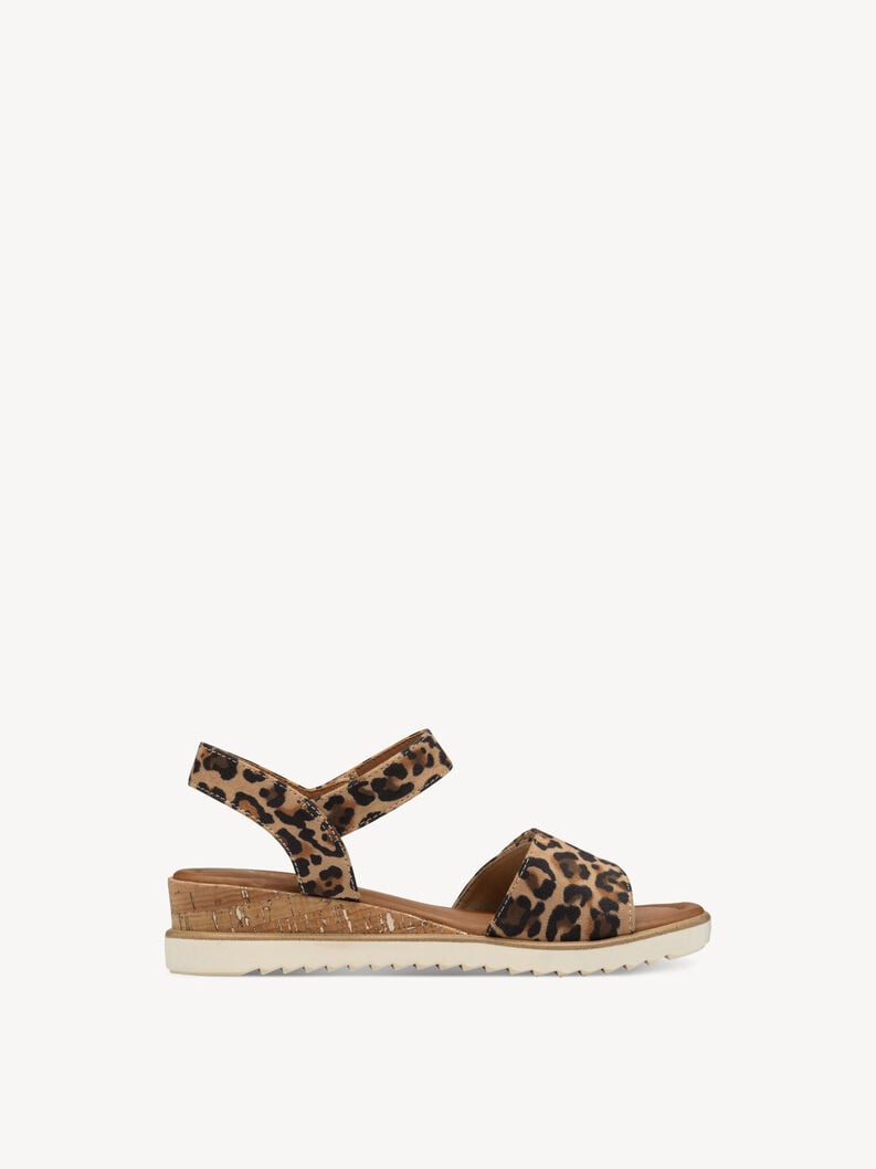 sandalo con tacco - marrone 1-28118-44-360 compra tamaris sandali online