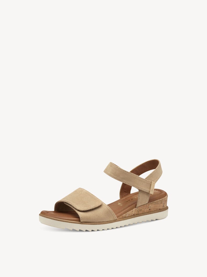 sandalo con tacco - marrone 1-28118-44-435 compra tamaris sandali online