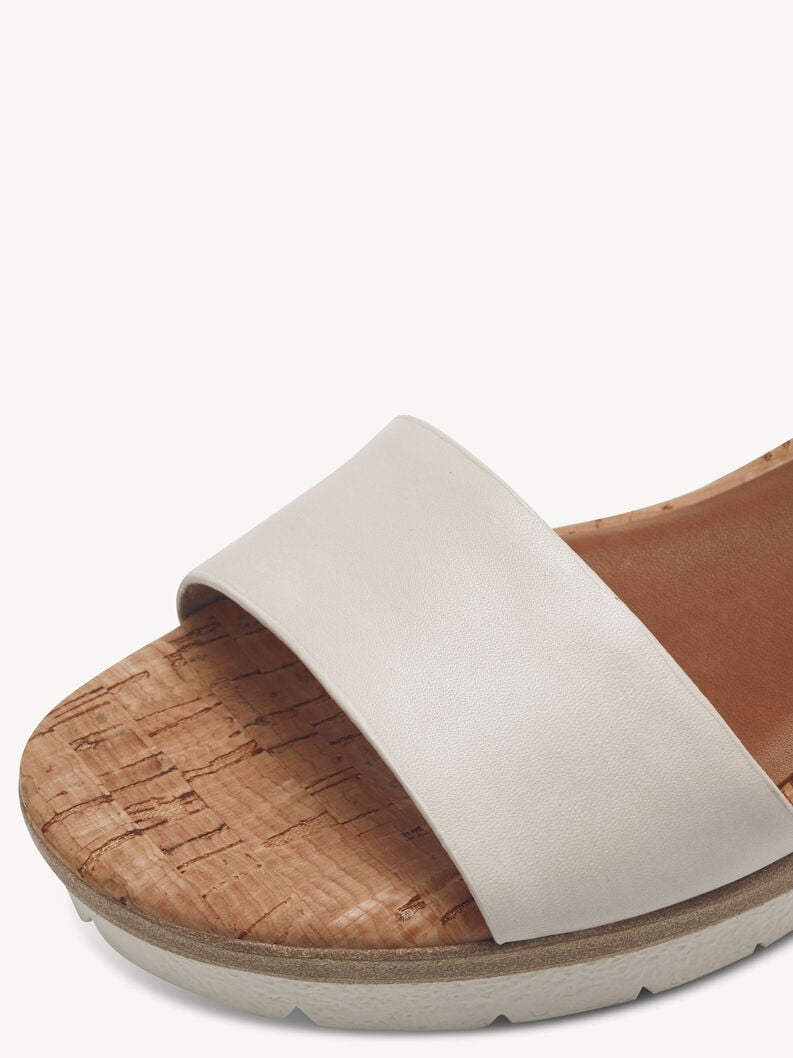 in pelle con tacco sandalo beige 1-28222-42-418 compra tamaris sandali online