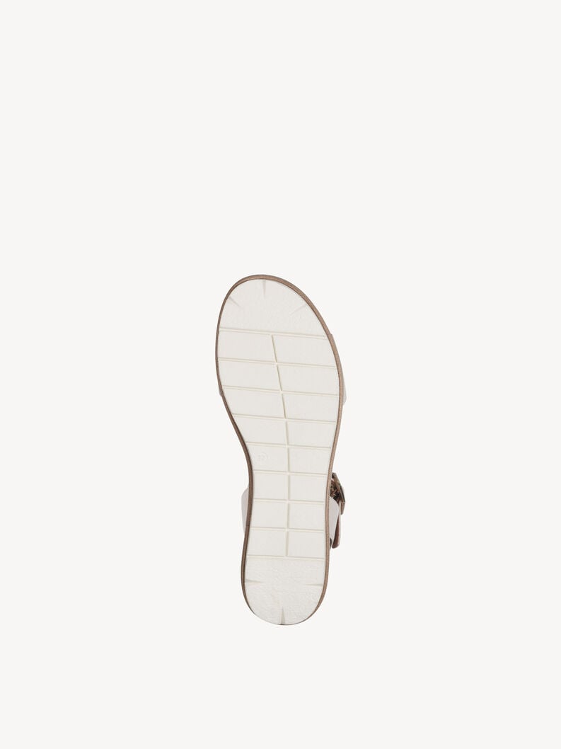 in pelle con tacco sandalo beige 1-28222-42-418 compra tamaris sandali online