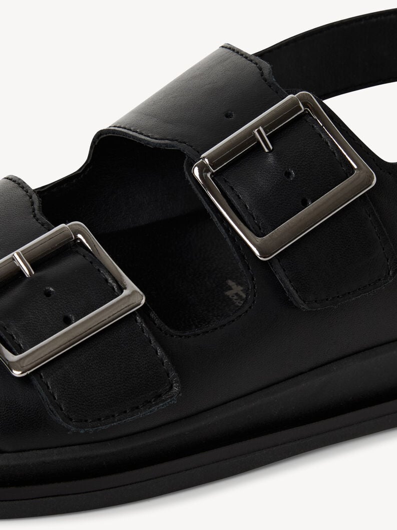 in pelle sandalo con tacco - nero 1-28225-44-003 compra tamaris sandali online