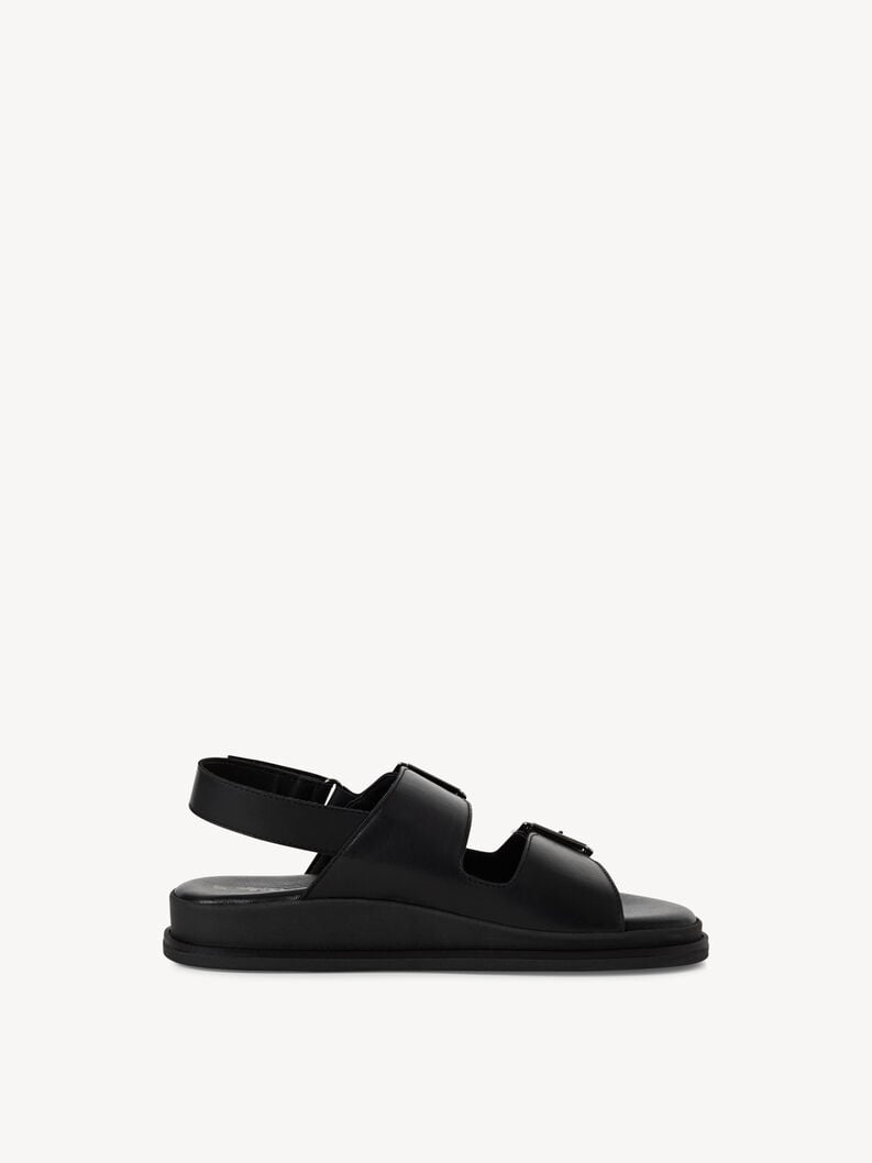 in pelle sandalo con tacco - nero 1-28225-44-003 compra tamaris sandali online