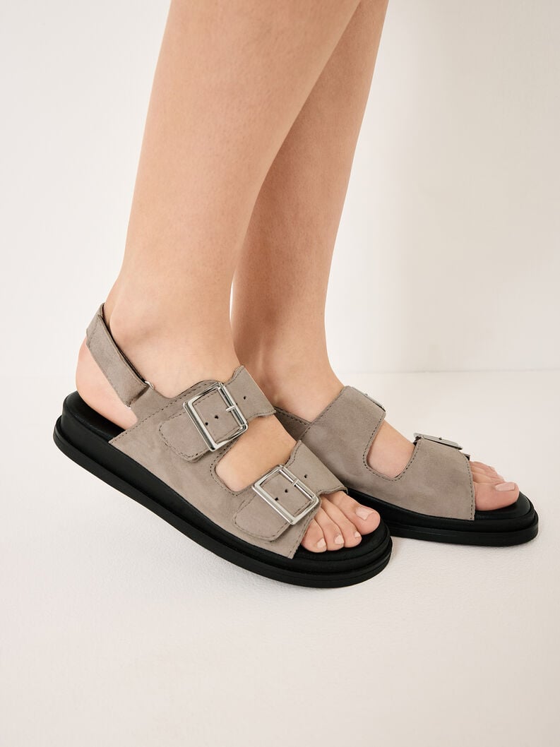 in pelle con tacco sandalo beige 1-28225-44-341 compra tamaris sandali online